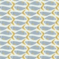Japanese traditional retro wagara seamless pattern background fish Royalty Free Stock Photo