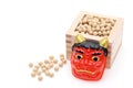 Japanese traditional Setsubun event Royalty Free Stock Photo