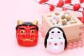 Japanese traditional Setsubun event Royalty Free Stock Photo