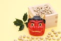 Japanese traditional Setsubun event Royalty Free Stock Photo