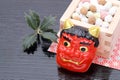 Japanese traditional Setsubun event Royalty Free Stock Photo