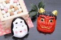 Japanese traditional Setsubun event Royalty Free Stock Photo