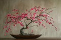 Japanese traditional style flower arrangement \
