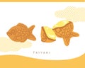 taiyaki with cream filling