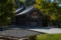 Dazaifu, Kyushu, Japan. Traditional Japanese temple architecture detail Royalty Free Stock Photo