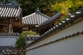 Dazaifu, Kyushu, Japan. Traditional Japanese temple architecture detail