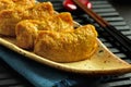 Japanese traditional type of sushi Inari-zushi Royalty Free Stock Photo