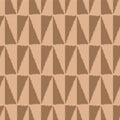 Japanese Triangle Checkered Vector Seamless Pattern