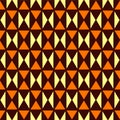Japanese Triangle Checkered Vector Seamless Pattern