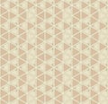 Japanese Triangle Net Vector Seamless Pattern Royalty Free Stock Photo
