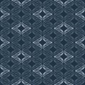 Japanese Tribal Diamond Vector Seamless Pattern