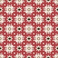 Japanese Tribal Star Vector Seamless Pattern Royalty Free Stock Photo