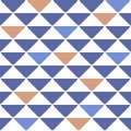 Japanese Tribal Triangle Diamond Vector Seamless Pattern