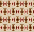 Japanese Tribal Triangle Vector Seamless Pattern