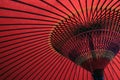 Japanese umbrella. Japanese style image photo. Royalty Free Stock Photo