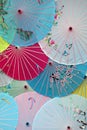 Japanese Umbrellas Royalty Free Stock Photo