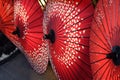 Japanese Umbrellas Royalty Free Stock Photo