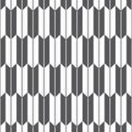 Japanese vector pattern repeating Japanese arrows in black and white. simple and clean