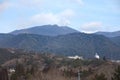 Japanese volcano Mt Shinmoedake venting gases