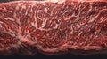 Japanese Wagyu A5 beef with high-marbled Background texture. Kobe wagyu beef premium product. Generative AI, illustration Royalty Free Stock Photo