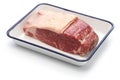 Japanese wagyu sirloin steak Royalty Free Stock Photo