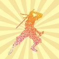 Japanese Warrior and Assassin, Ninja Royalty Free Stock Photo
