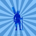 A Japanese Warrior, Marksman, Samurai