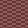 Japanese Wavy Line Checkered Vector Seamless Pattern