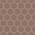 Japanese Weave Hexagon Vector Seamless Pattern Royalty Free Stock Photo