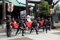 Japanese wedding day Royalty Free Stock Photo