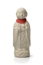 Japanese white monk statue