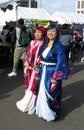 Japanese Woman Wearing Kimonos Royalty Free Stock Photo