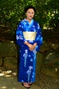 Japanese Woman Wearing Yukata