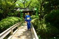 Japanese Woman Wearing Yukata