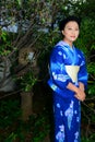 Japanese Woman Wearing Yukata