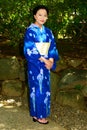 Japanese Woman Wearing Yukata