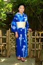 Japanese Woman Wearing Yukata