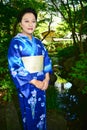 Japanese Woman Wearing Yukata