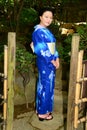 Japanese Woman Wearing Yukata