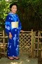 Japanese Woman Wearing Yukata