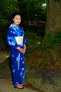 Japanese Woman Wearing Yukata