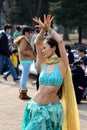Japanese women dancing in the park Tokyo