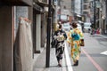 Japanese women in a kimono