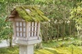 Japanese wooden lantern Royalty Free Stock Photo