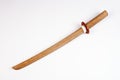 Japanese wooden short sword Royalty Free Stock Photo