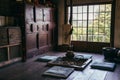 Japanese traditional tea room in Nokonoshima island park, Fukuoka