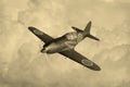 Japanese world war 2 fighter Royalty Free Stock Photo