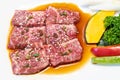 Japanese yakiniku wagyu beef Royalty Free Stock Photo