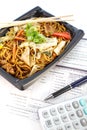 Japanese Yakisoba on working time