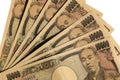 Japanese yen Royalty Free Stock Photo